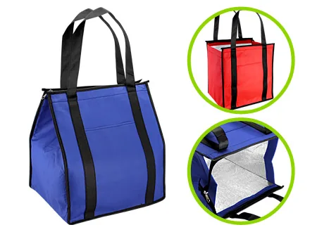 Cooler-Lonchera Grande de TNT - 33 x 37 x 24 cm / Bolsillo 16 x 25 cm. -E24