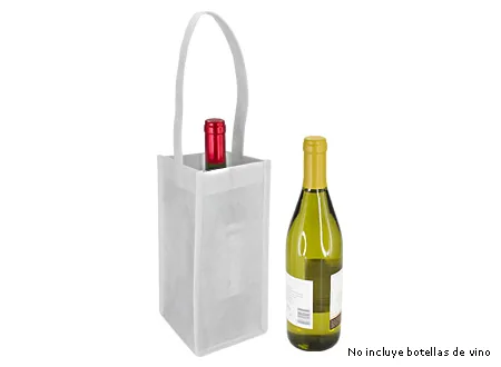 Porta-Botella de Vino para Sublimación - 12 x 24 x 12 cm / Asa 42 cm aprox. - Y45