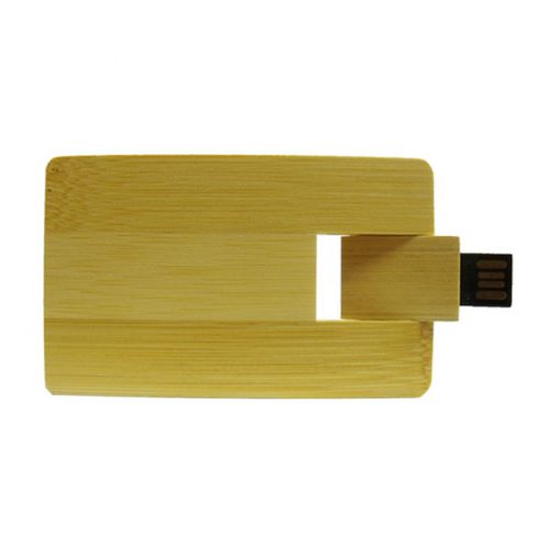 Pendrive Tarjeta Bamboo 8GB.